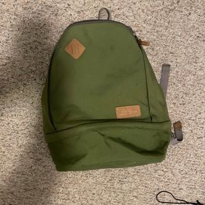 LL Bean green backpack